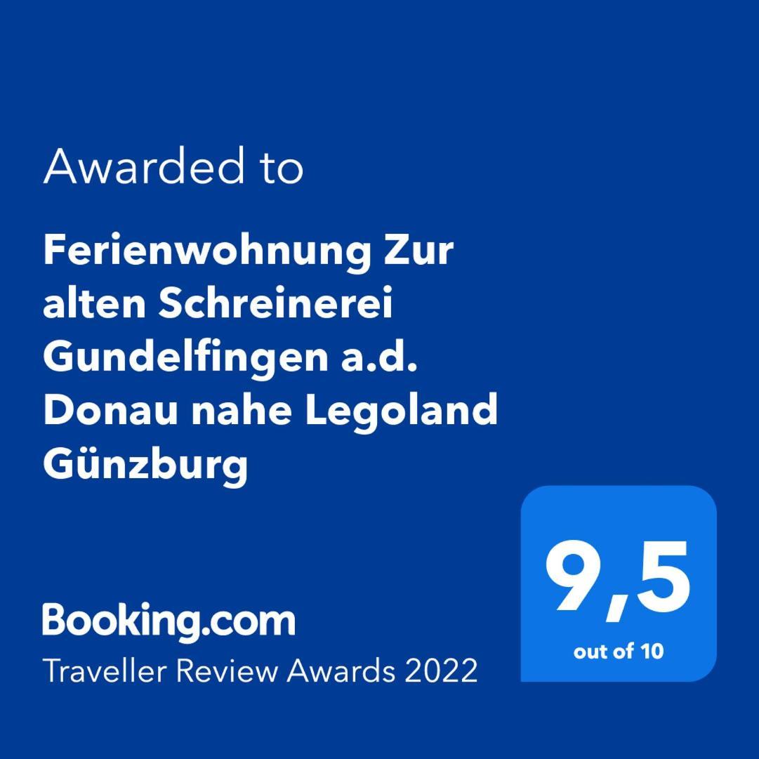 Ferienwohnung "Zur Alten Schreinerei" Gundelfingen - Donau Gundelfingen an der Donau Kültér fotó