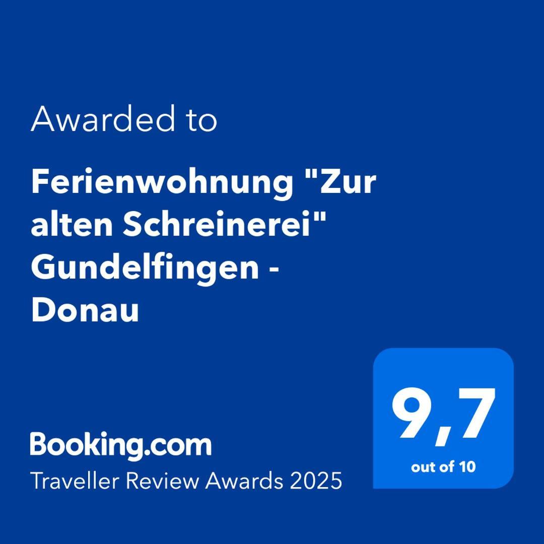 Ferienwohnung "Zur Alten Schreinerei" Gundelfingen - Donau Gundelfingen an der Donau Kültér fotó
